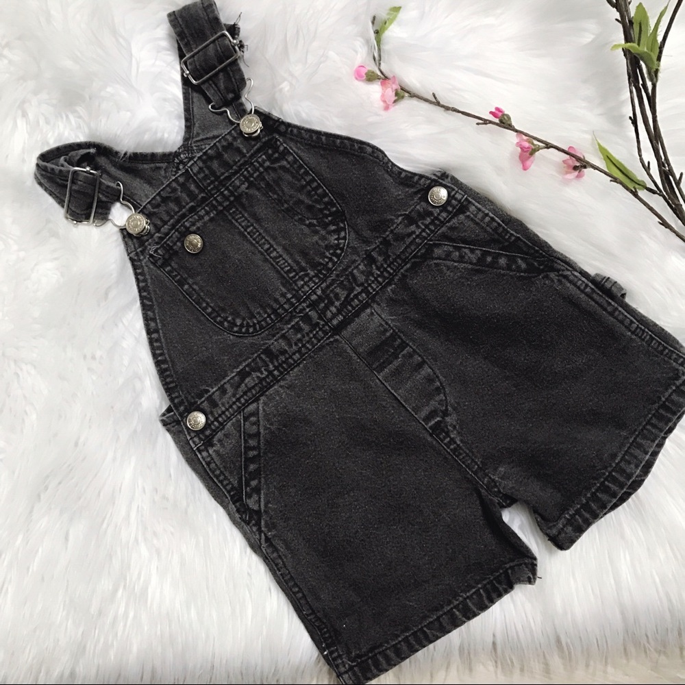 Ralph Lauren Kids Black Overalls